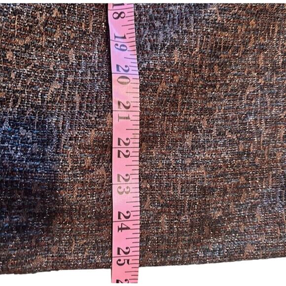 Coldwater Creek Women 20 fully Lined Pencil Skirt Multicolor Metallic Brown - Picture 8 of 8